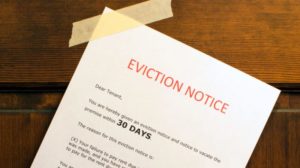 evicting someone rental property